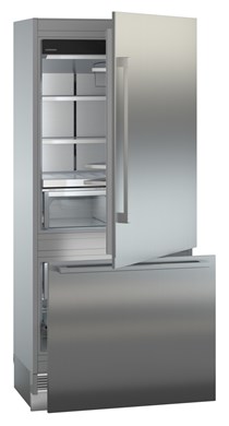 MONOLITH Combined refrigerator-freezer with BioFresh and NoFrost for integrated use (right hinge) CB 3650