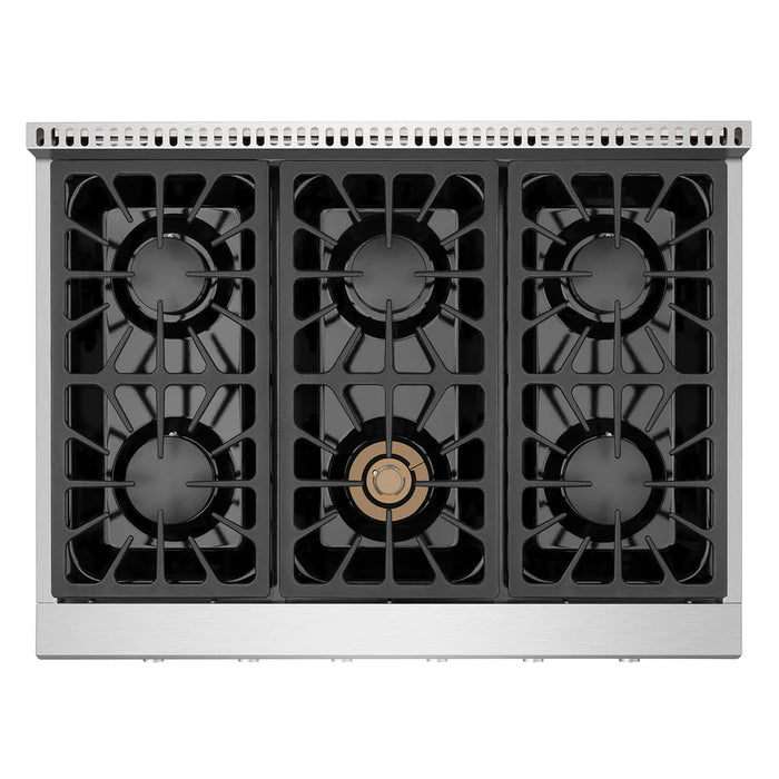 Empava Pro-style 36 In. Slide-in Gas Cooktops 36GC31
