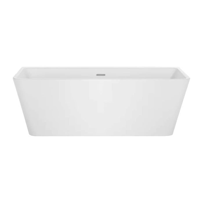 67" Freestanding Soaking Tub with Center Drain EMPV-67FT1516