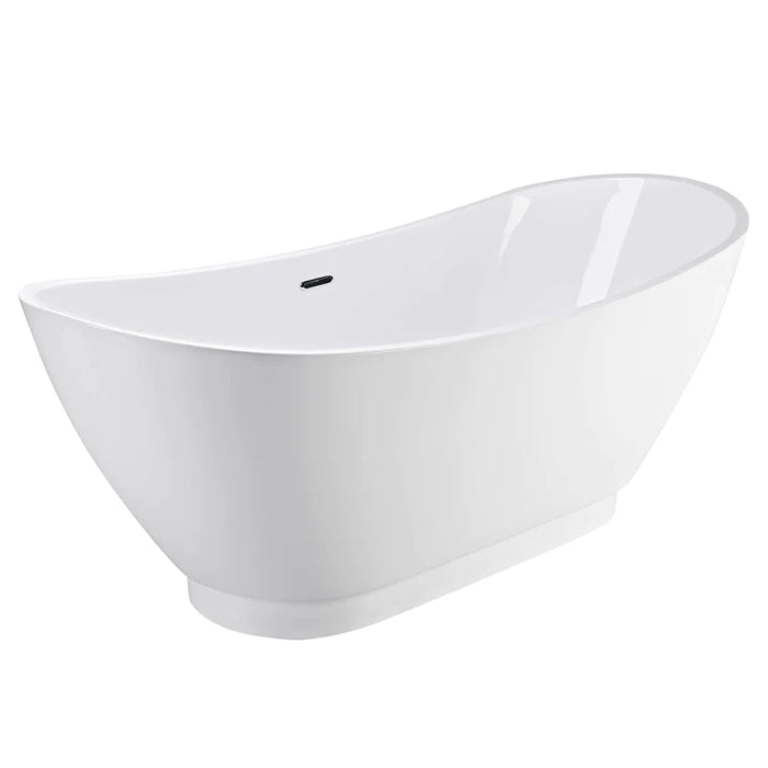 69" Freestanding Soaking Tub with Center Drain EMPV-69FT1603