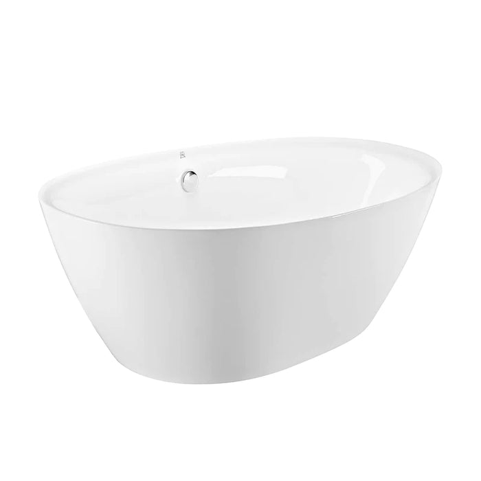 71" Freestanding Soaking Tub with Center Drain EMPV-71FT1503