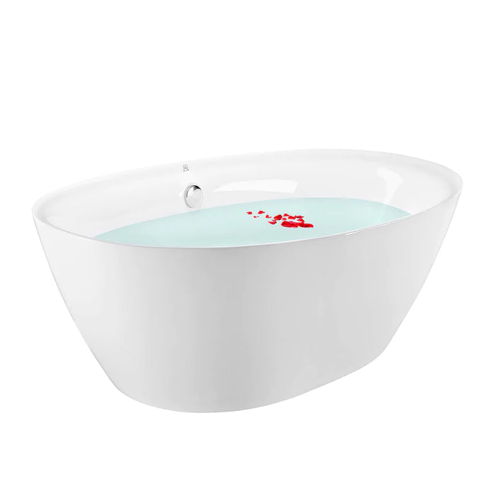 71" Freestanding Soaking Tub with Center Drain EMPV-71FT1503