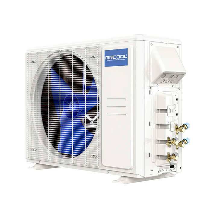 MRCOOL DIY Mini Split - 18,000 BTU 2 Zone Ductless Air Conditioner and Heat Pump with line set. Install Kit