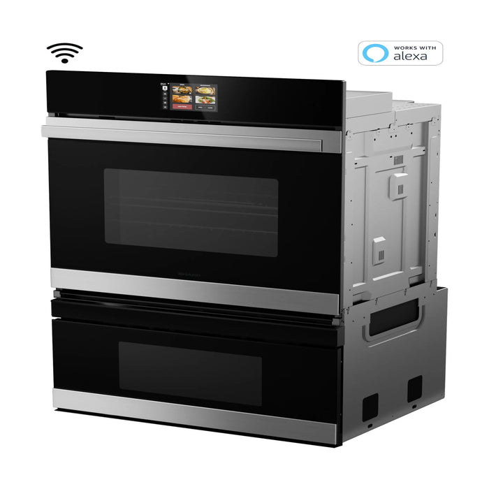 30 in. Smart Convection Wall Oven with Microwave Drawer Oven