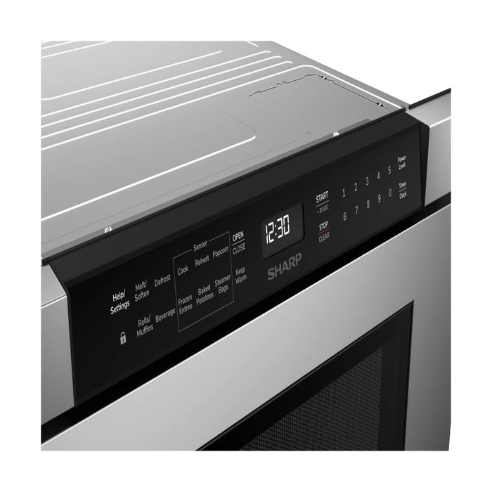 24 in. 1.2 cu. ft. Built-In Stainless Steel Microwave Drawer Oven