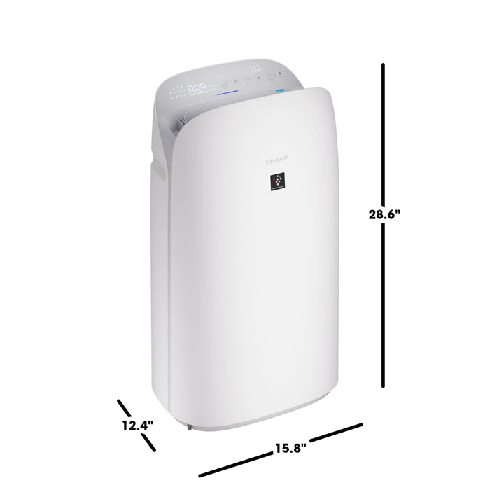 Sharp Smart Plasmacluster Ion Air Purifier with True HEPA + Humidifier for Large Rooms