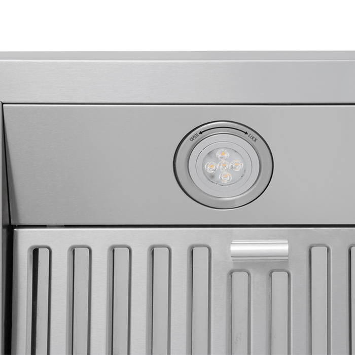 THOR 36 Inch Wall Mount Range Hood in Stainless Steel HRH3607