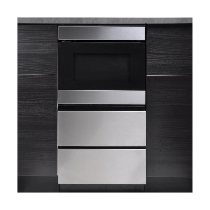 24 in. Under the Counter Microwave Drawer Oven Pedestal