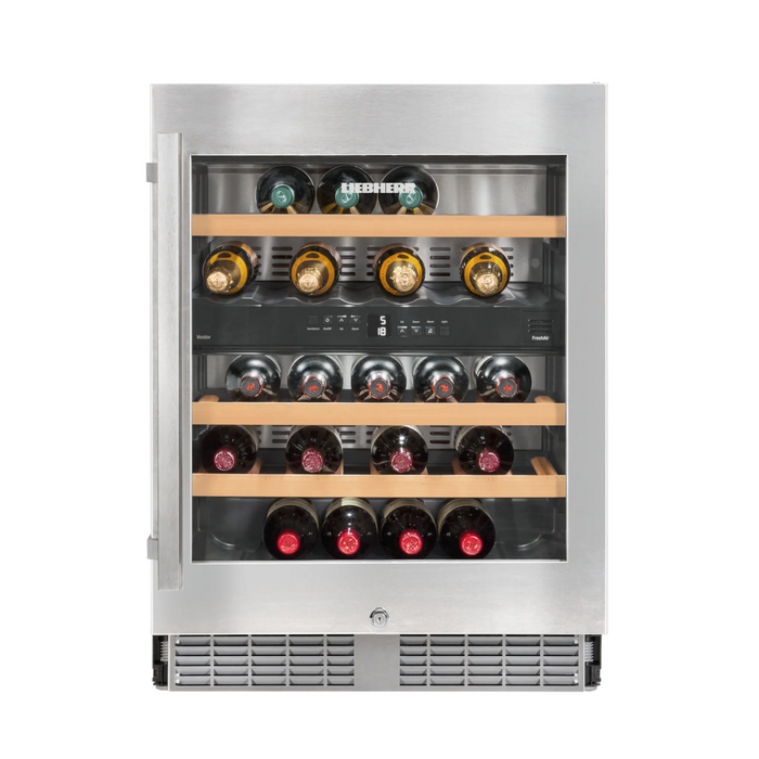 Built-under multi-temperature wine fridge