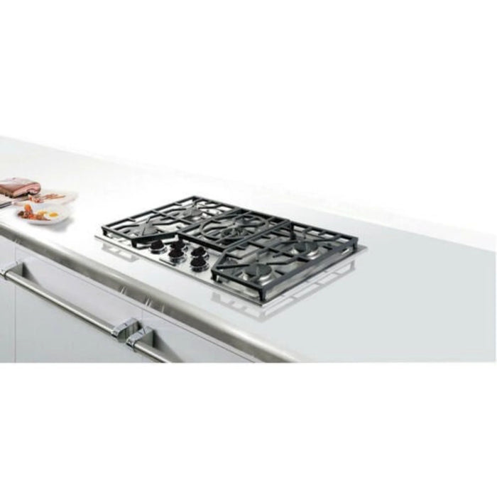 30" Gas Cooktop, 5 Sealed-Gas Burners,  Drop-In,  LP - Stainless